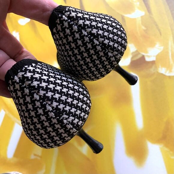 VIVAIA Houndstooth Kitten Heels (Sz 41) - Picture 6 of 9